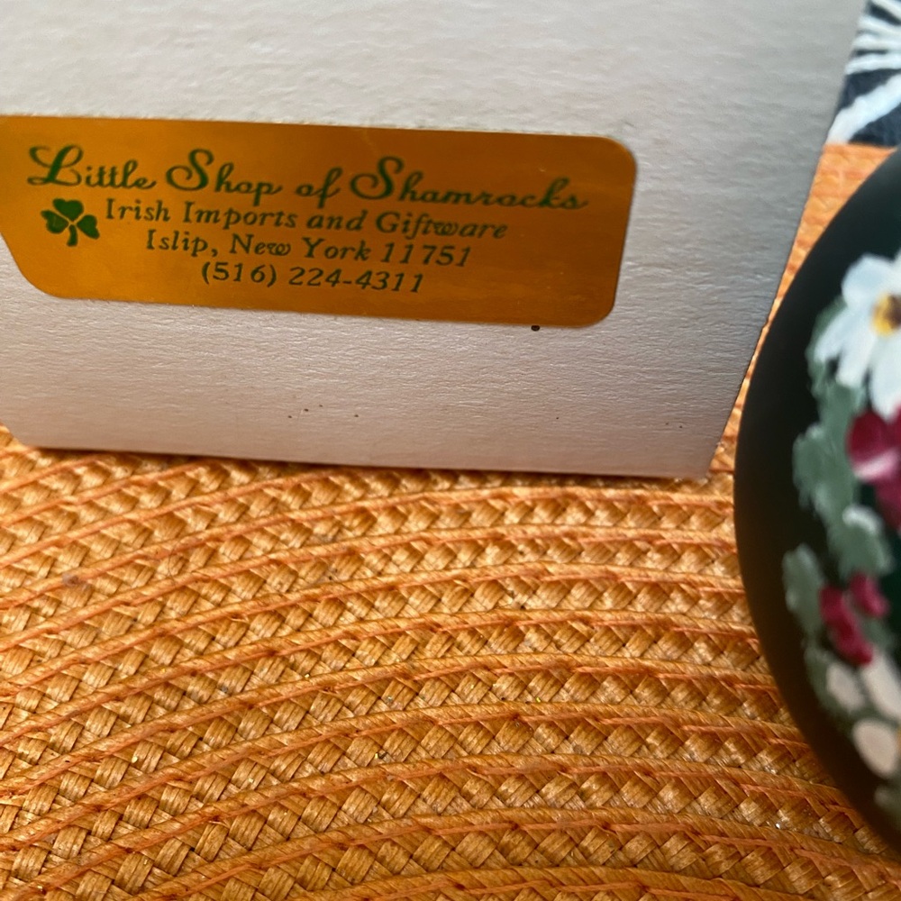 Irish Blessing Christmas Ornament in Box, Little Shop of Shamrocks - Picture 5 of 5
